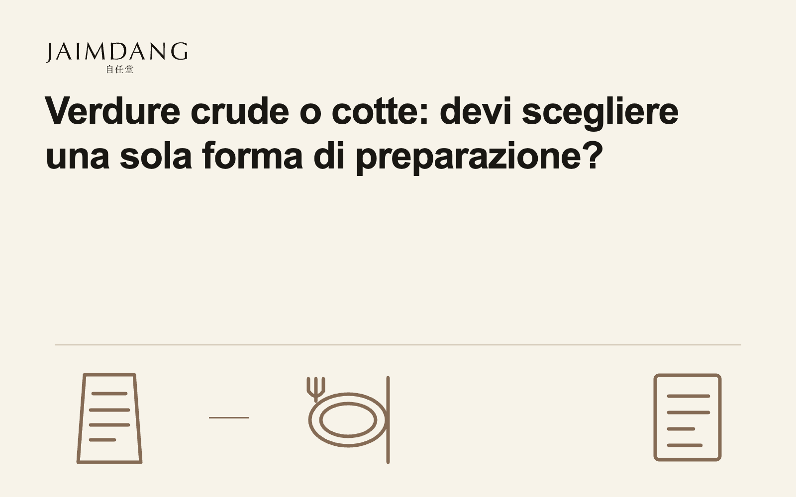 Verdure crude o cotte: devi scegliere una sola forma di preparazione?